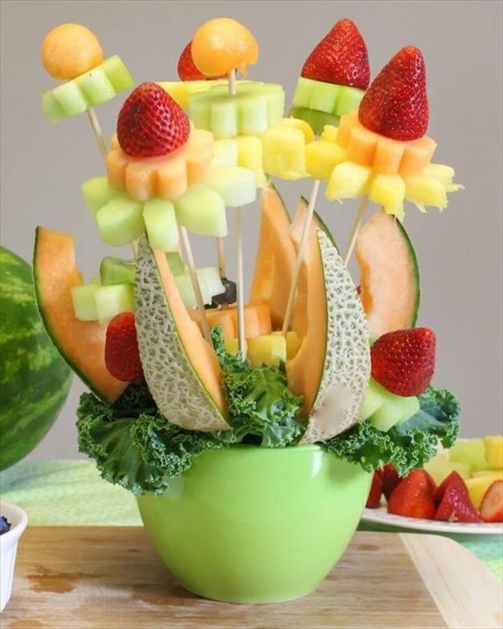fruit bouquet DIY gifts for Mothers Day ideas