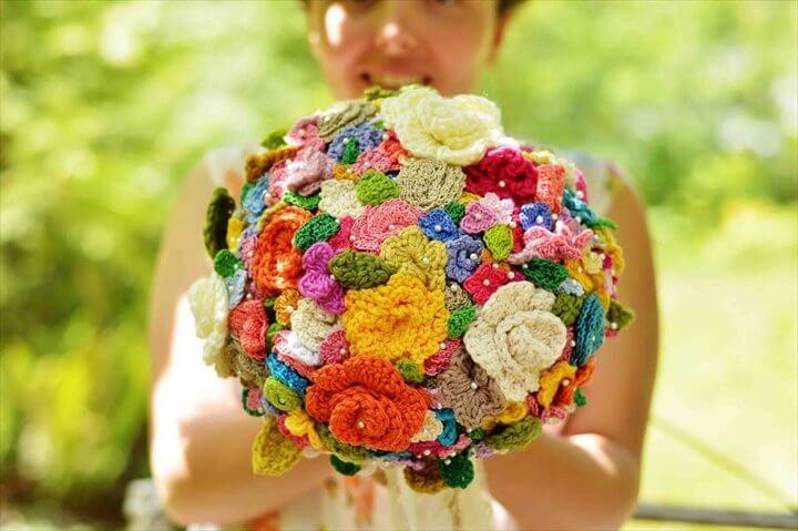Gorgeous Crochet Bouquet