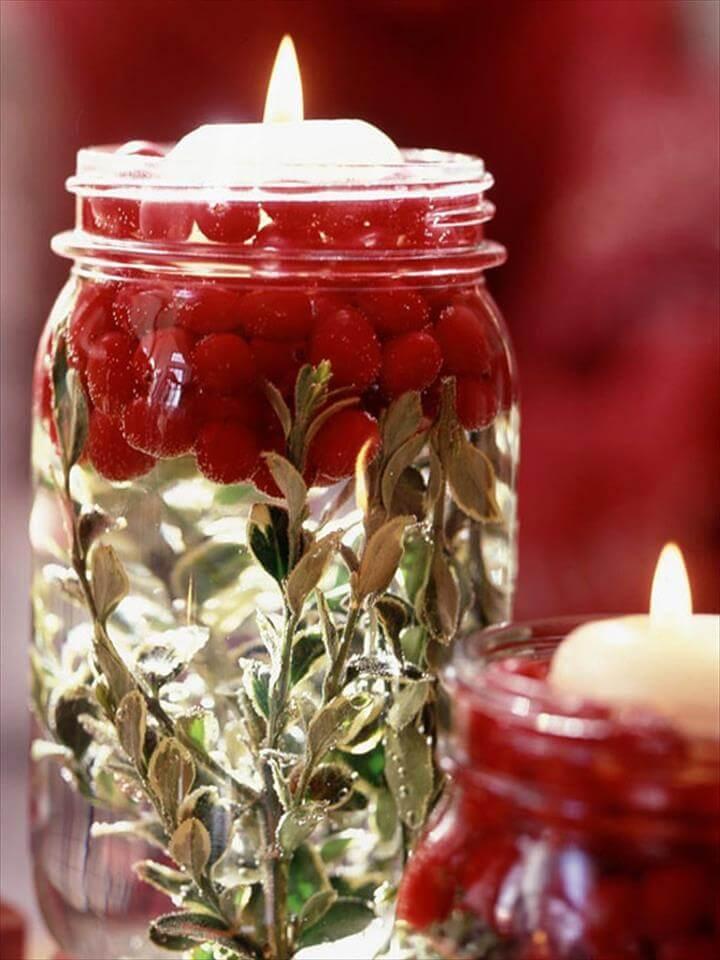 Mason Jar Centerpieces For Winter Weddings Decorating Ideas