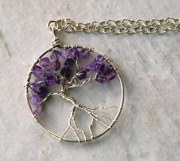 Wire Wrapped Tree of Life Necklace Tutorial