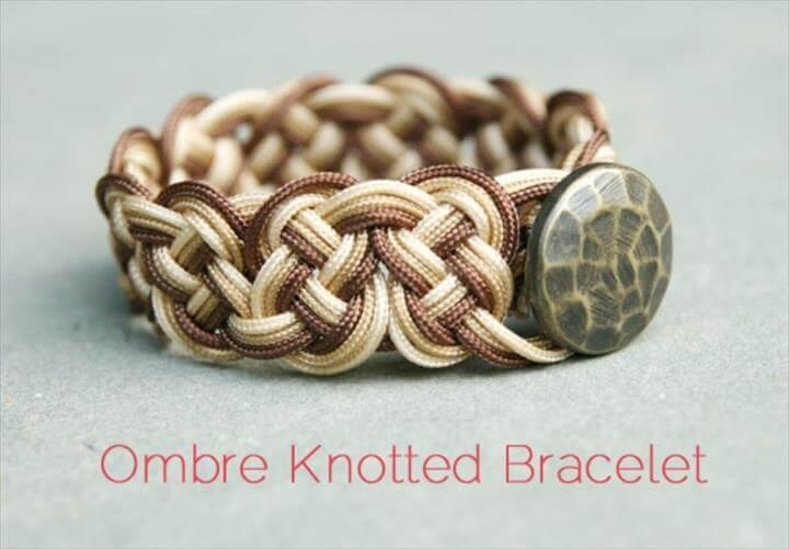 Wonderful DIY Cool Knotted Bracelet
