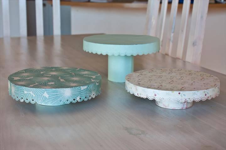 Bee-inspired: DIY cake stands