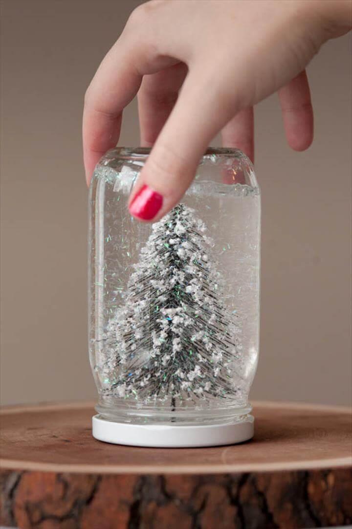 DIY snow globes from The Sweetest Occasion