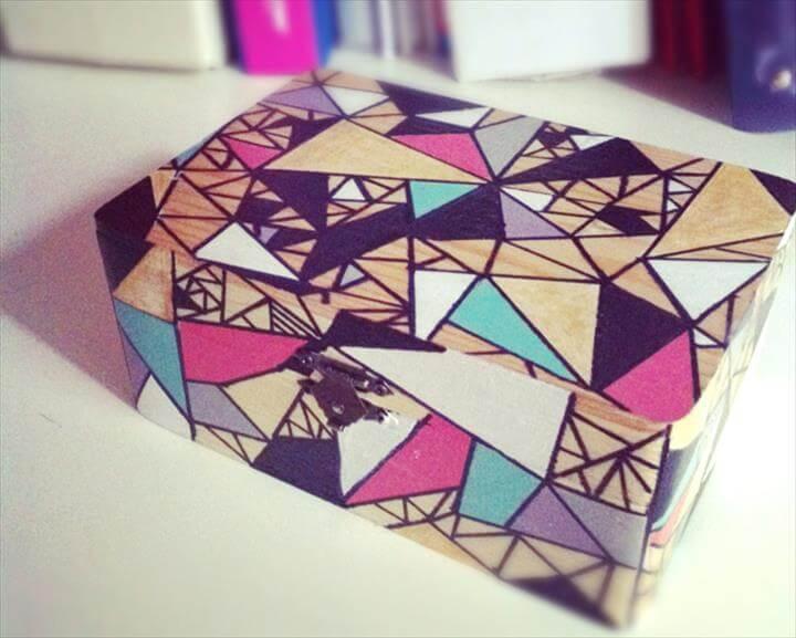  DIY Jewelry Box Ideas By Angela Jordanovska Published on October 2, 2014 Share Tweet Comment Colorful Geometric Jewelry Box