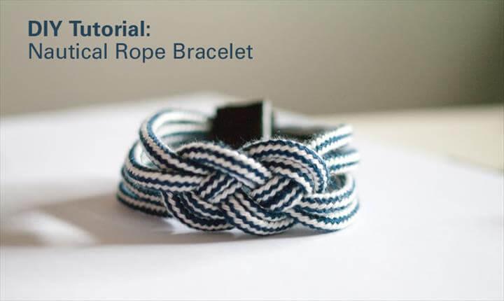 Nautical Rope Bracelet Tutorial