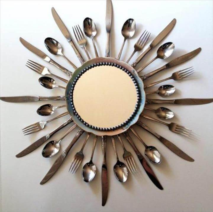 Recycled Cutlery Decorations