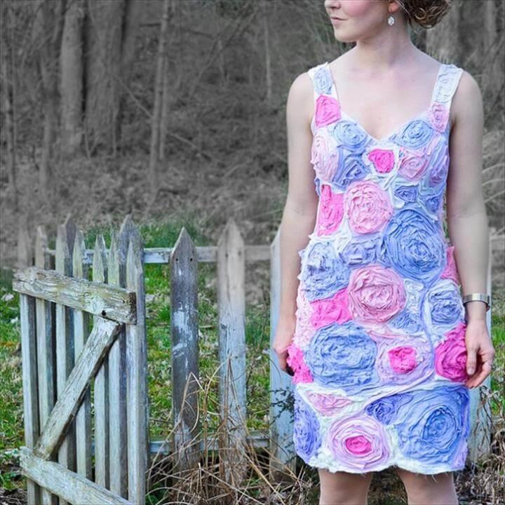 DIY: T-Shirt Flower Dress