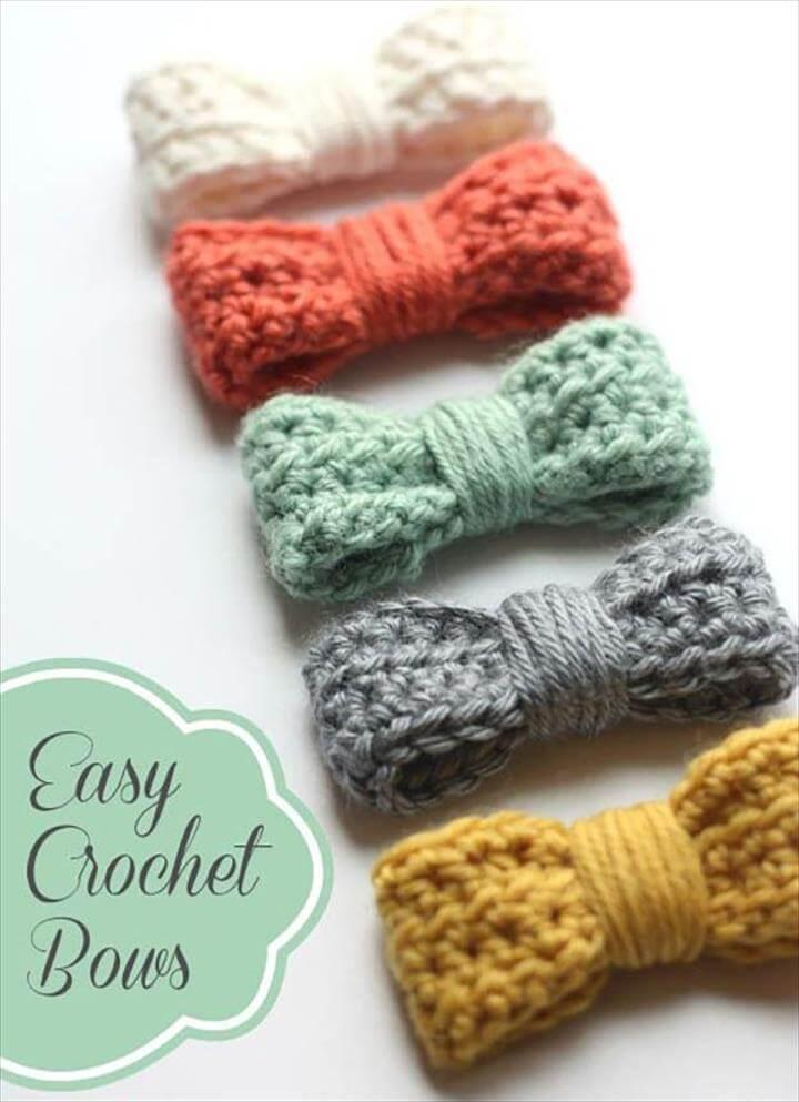 easy crochet bows