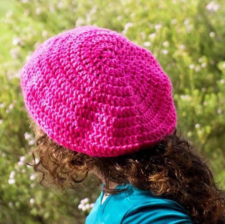 DIY Beanie Hat Crochet Pattern