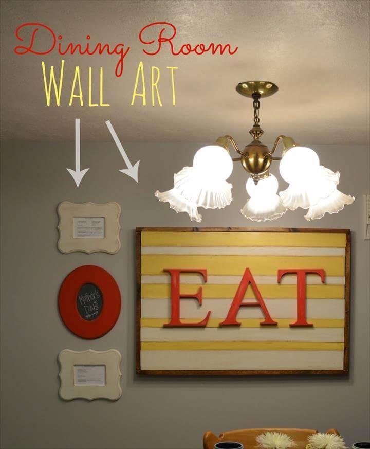 Poppy Seed Projects: Guest Post - DIY Dining Room Wall Art Tutorial {with Poppy Seed Frames and Letters}