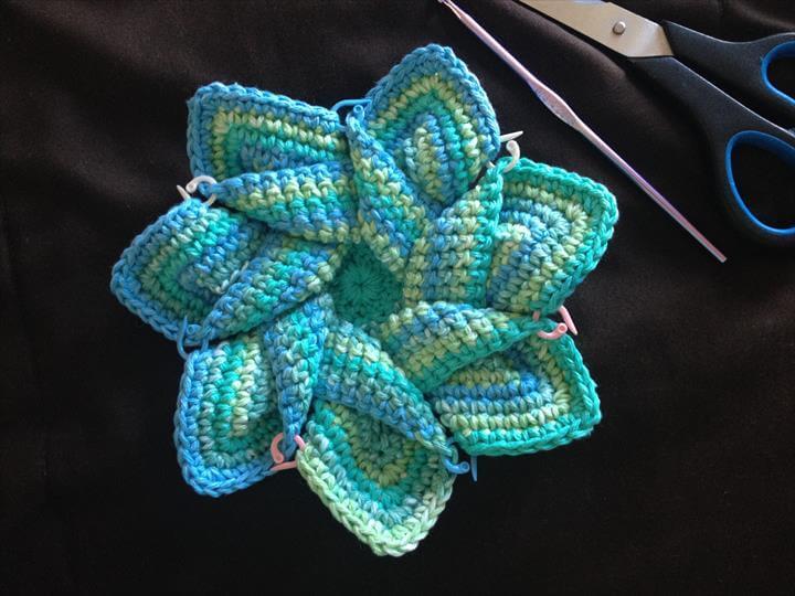 nice handade crochet flower