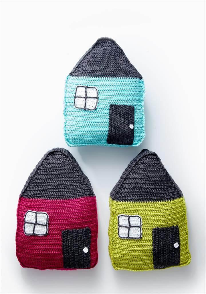 Cozy Cottage Crochet Pillow