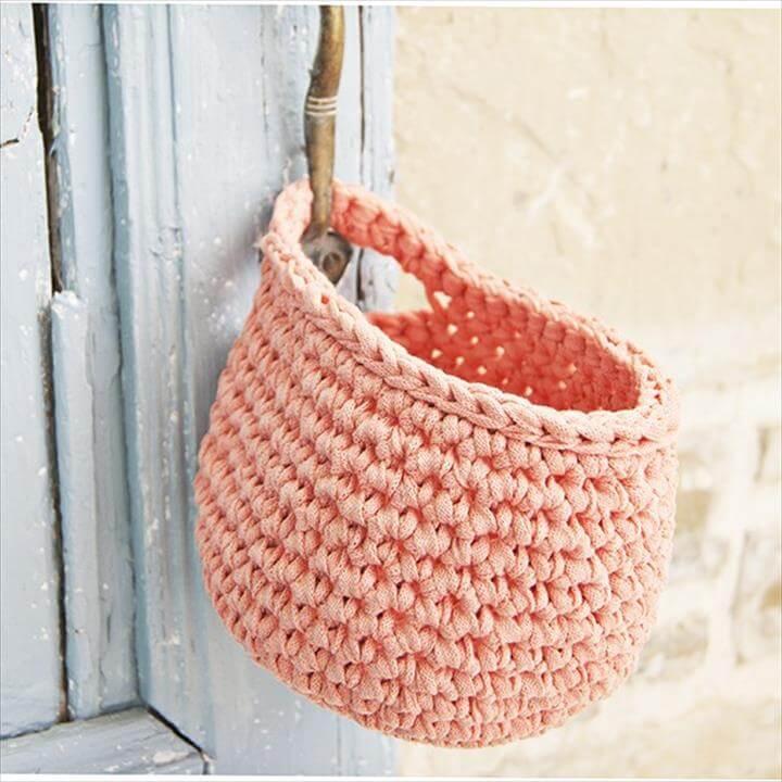 Hanging Basket - Rastercap Crochet