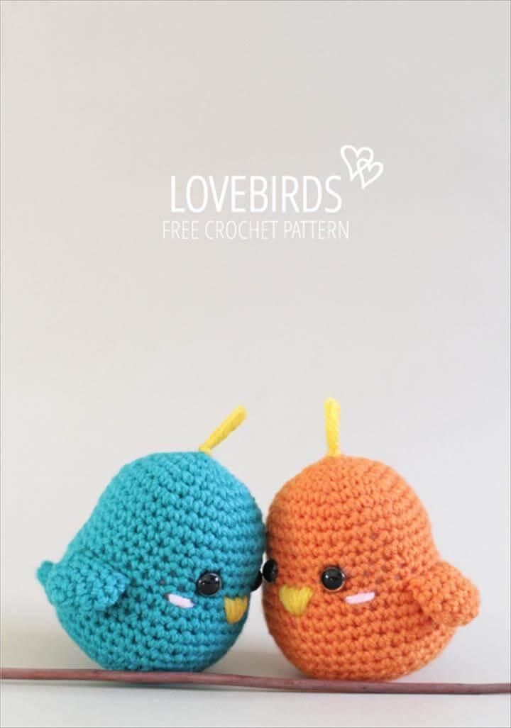 Crochet Lovebirds