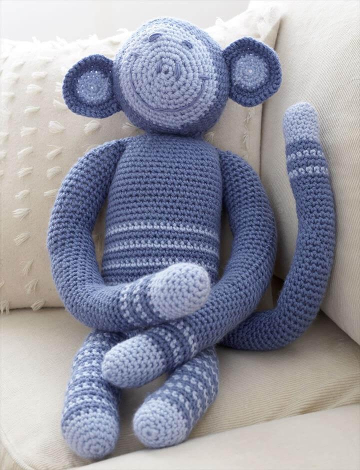 Crochet Monkey - Decor