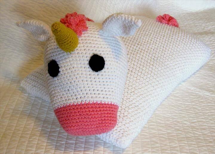 Crochet Pillow Animal 