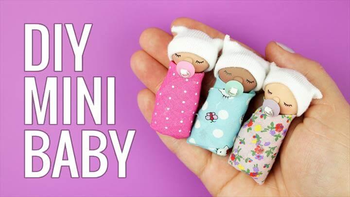 DIY miniature Baby | DIY Miniature doll baby pacifier 
