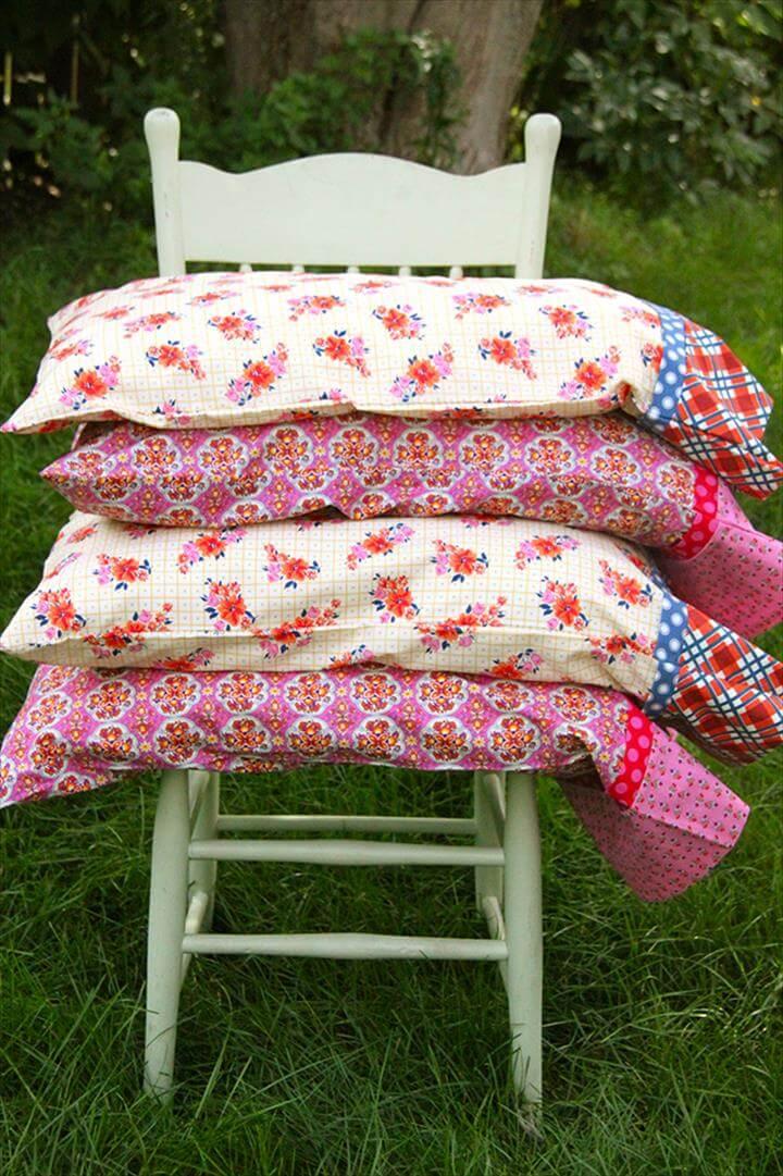 French Seam Pillowcase Set in Under 30 Minutes-Tutorial