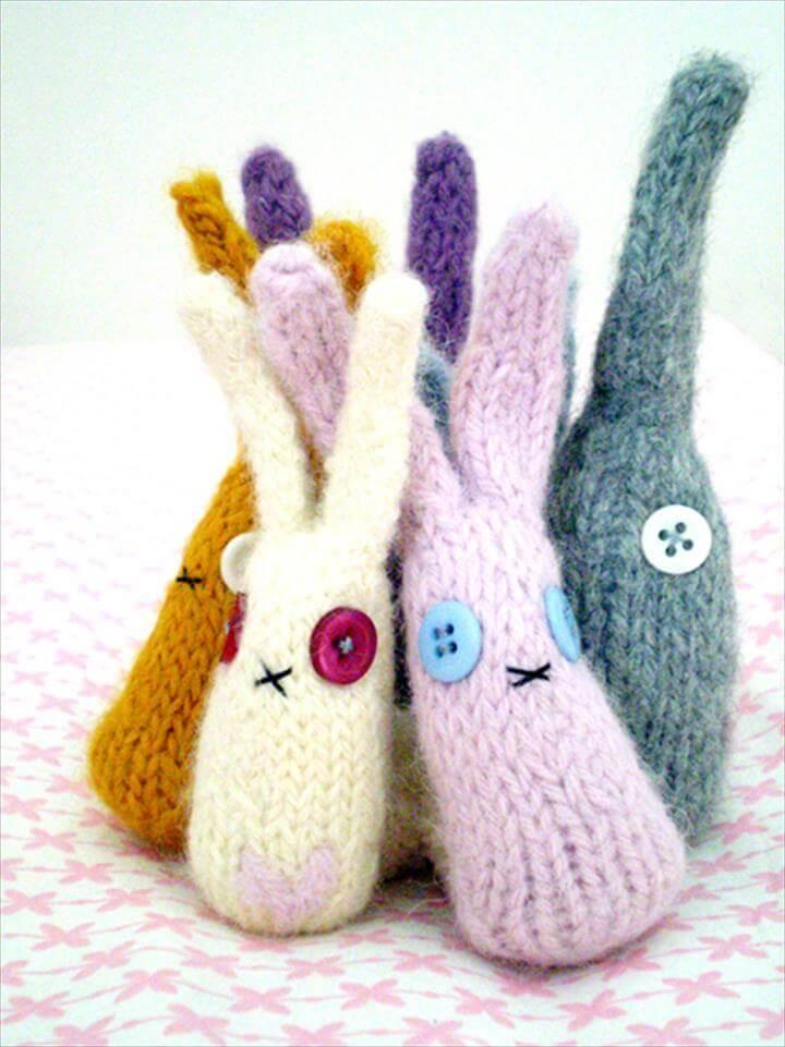 Knit Rabbits Pattern