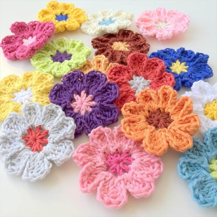 crochet flower design