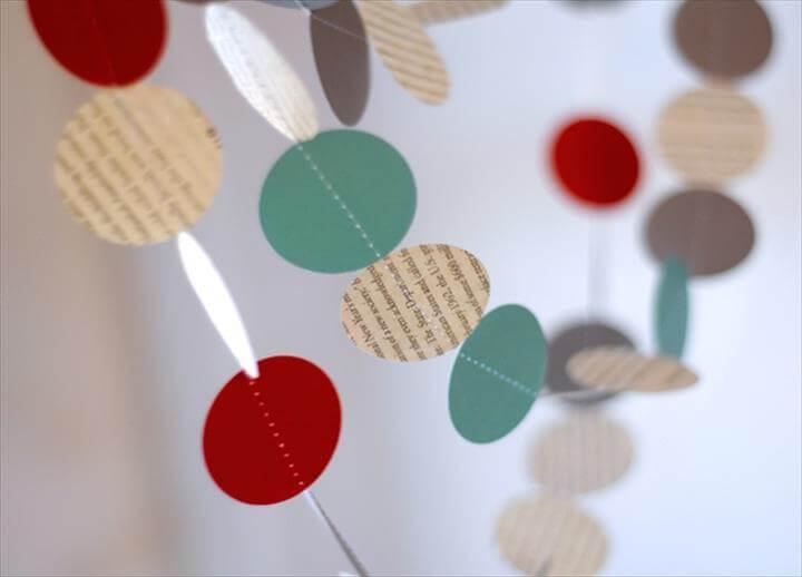 Modern Paper Holiday Garland (on the Cheap!) 