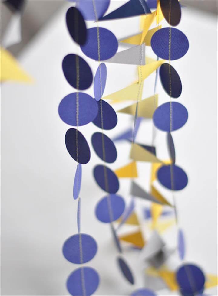 Image result for diy garland DIY: Paper Ribbon Garland