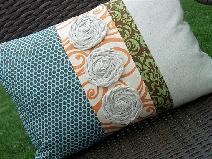 pillow fabric tutorial