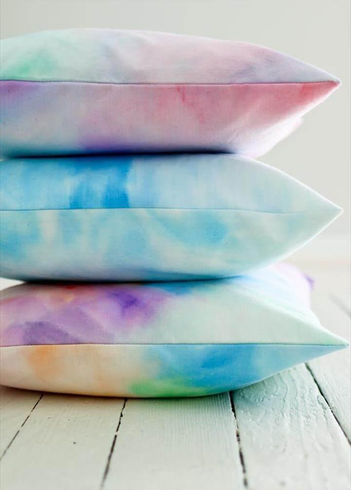 Tidbits DITake your paints to fabric by making watercolor pillows! Find out how to watercolor paint on fabric with this full tutorial.Y watercolor pillows