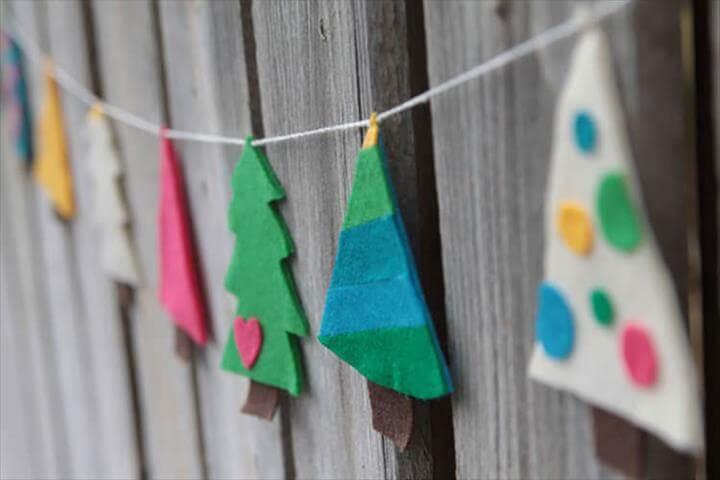 DIY Christmas garlands for the holidays.