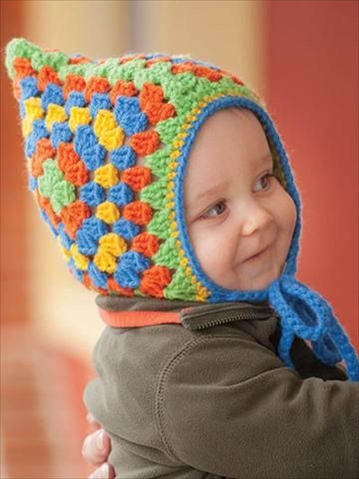 crochet baby cap