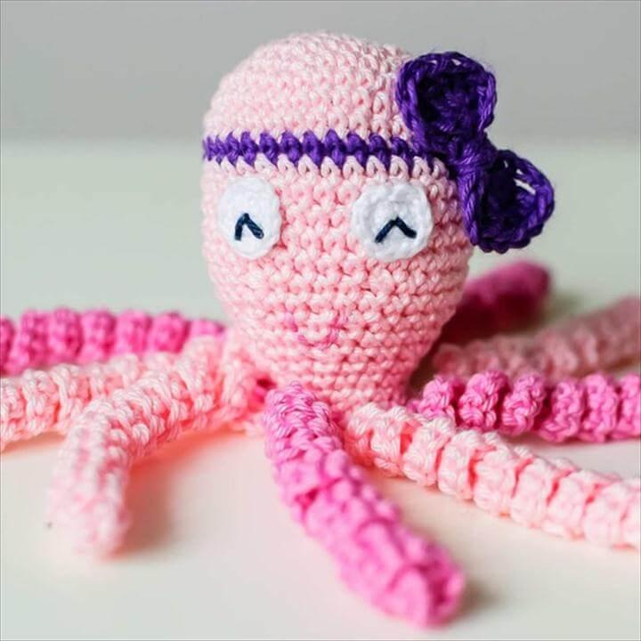 crochet octopus toys for premature babies
