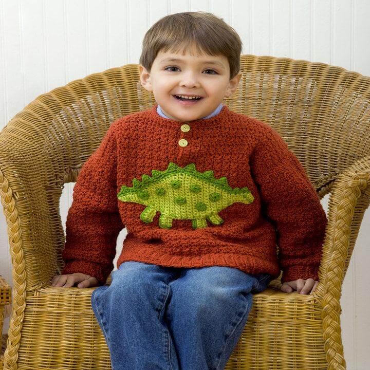 Boys Dino Sweater