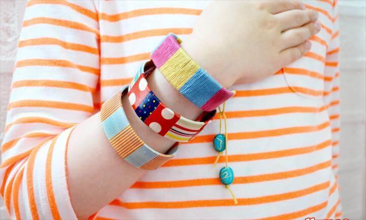 diy bracelet and bagles