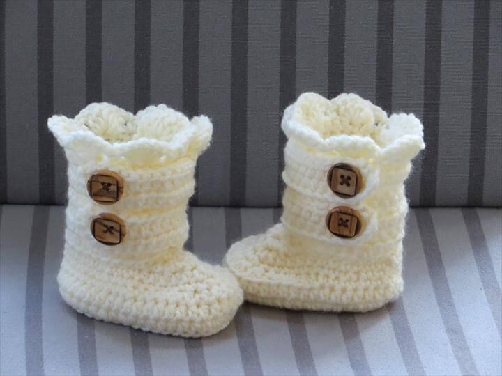 classic snow boot crochet pattern