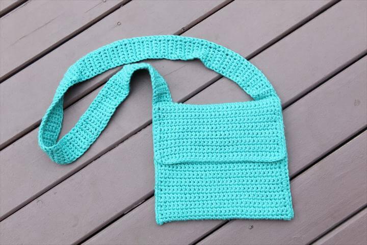 crochet girl's handmag, diy purse, crochet bag, crochet purse, diy