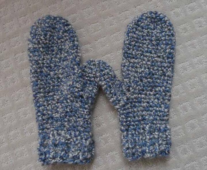 Crochet Patterns and Projects for Teens - Cozy Crochet Mittens - Best Free Patterns and Tutorials