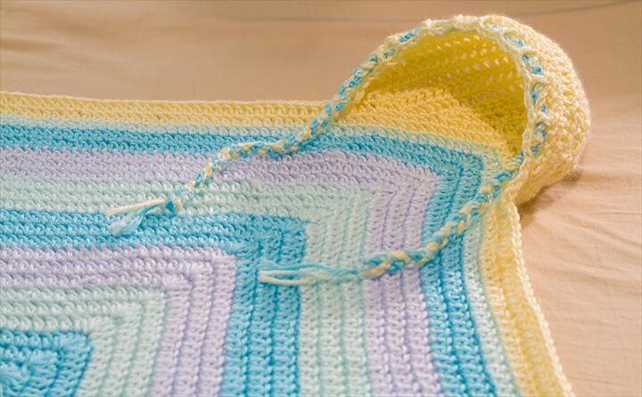 Crocheted Hooded Baby Blanket ideas