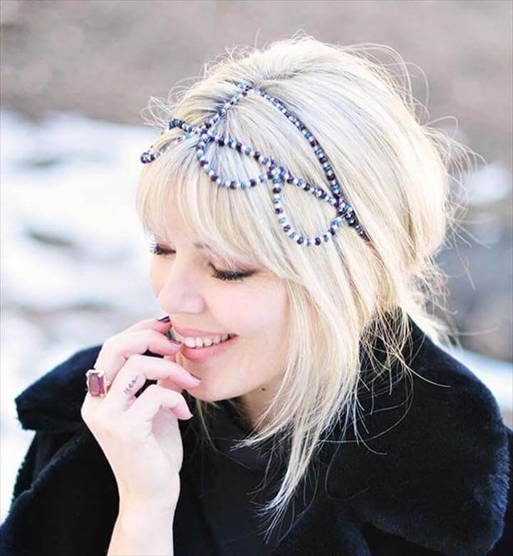 DIY Hair Accessories - Beaded Headband