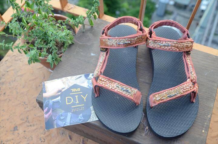 DIY Teva Sandals project