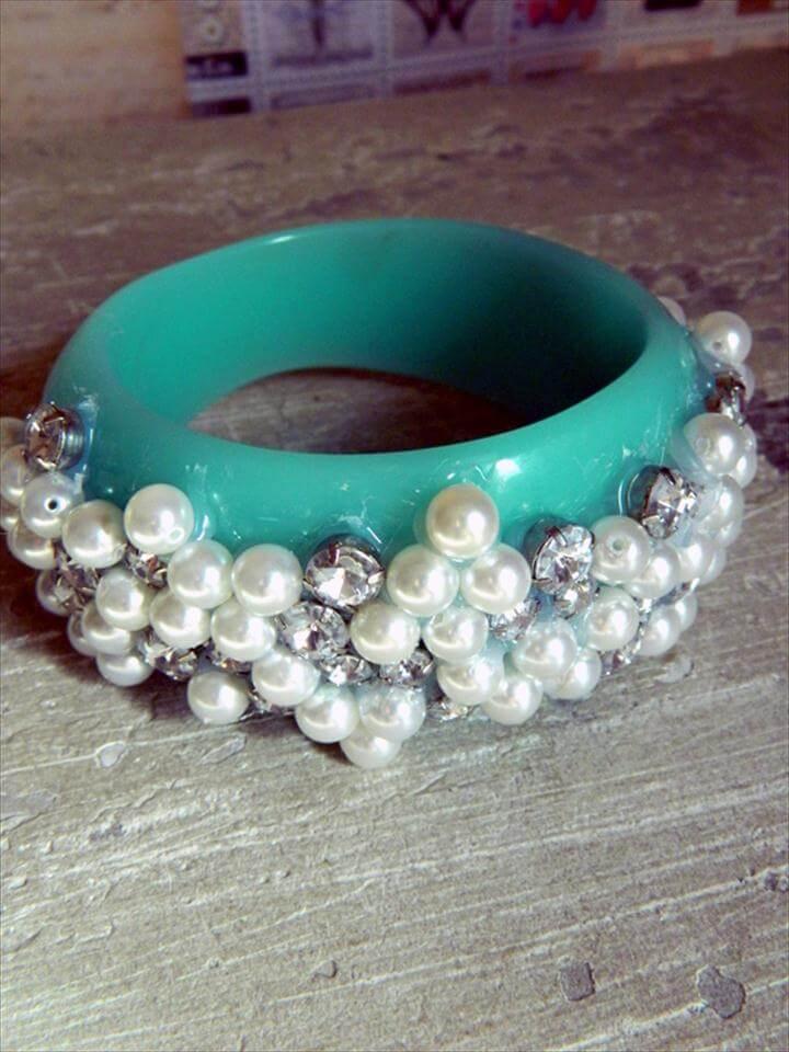 Pearl Bangle Bracelet