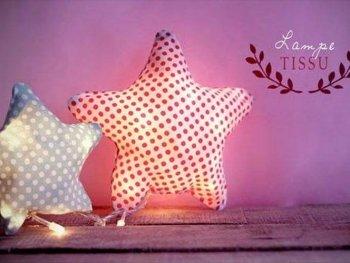 DIY Fabric Star Lights