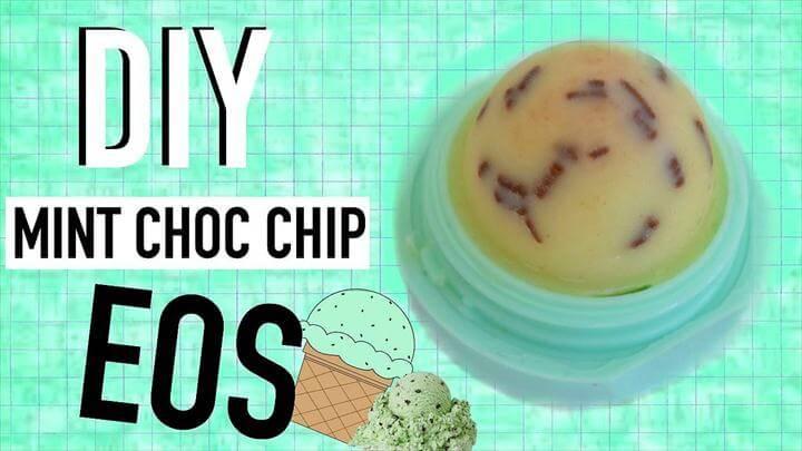 DIY Mint Choc Chip EOS LIP BALM