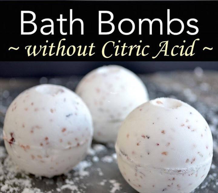 3 bath bombs without citric acid