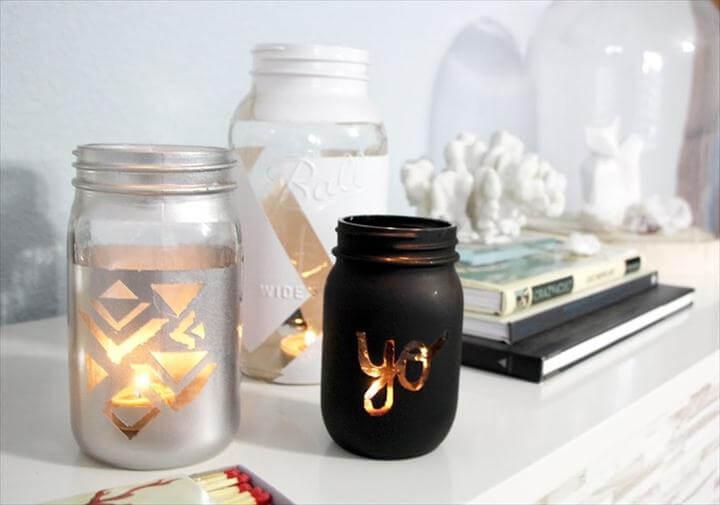 Craft Crush: DIY Mason Jar Candle Holder