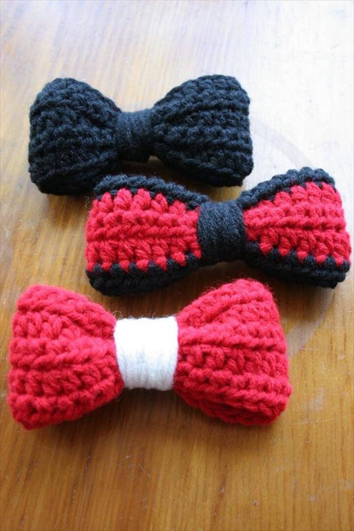 Red and Black Hair Bows