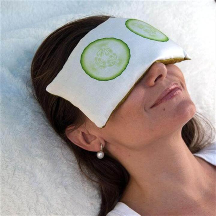 Cucumber Spa Eye Pillow