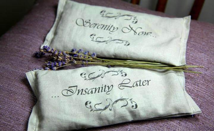 DIY Lavender Eye Pillows
