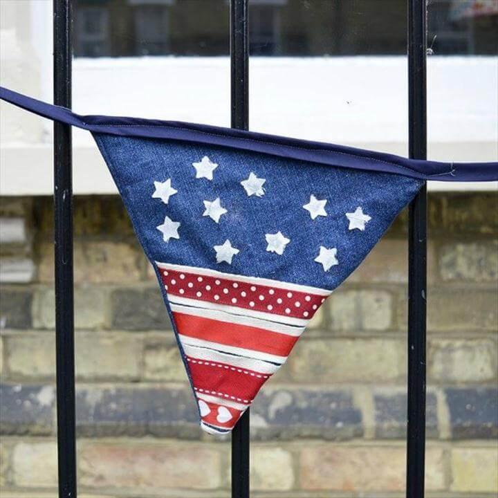 Sew A Line Of Patriotic Bunting
