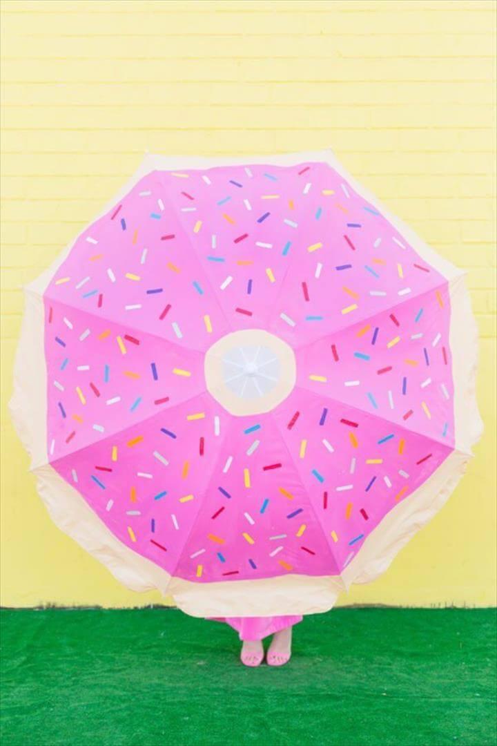 DIY Donut Beach Umbrella