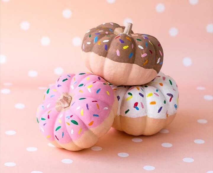 DIY Donut Pumpkins